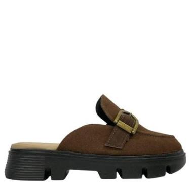 Imagem de Mule Feminino Modare com Fivela Dourada Solado Tratorado-Feminino