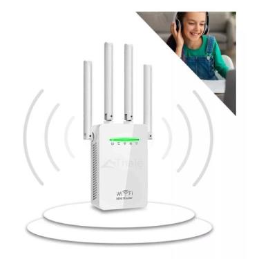 Imagem de Repetidor 4 Antenas Amplificador Roteador Wifi Ultra Potente Ultra Mod