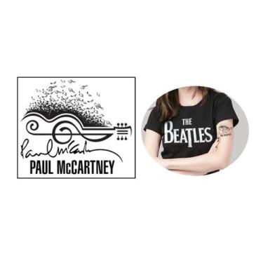 Imagem de Tatuagem temporária show Paul McCartney Brasil fã guitarra - 3i