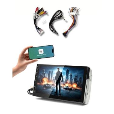 Imagem de Central Multimidia MP5 Waze Spotify Carplay Sem Fio 7 Polegadas USB Bl