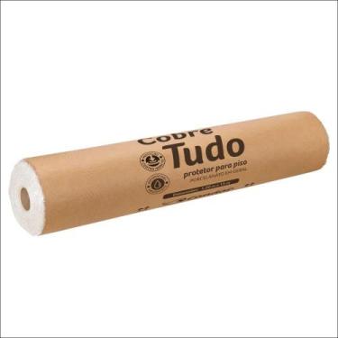 Imagem de Protetor Salva Piso Condor 1,20 x 15m - Papel Kraft e Plástico Bolha, 
