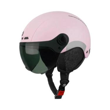 Imagem de Capacete De Ciclismo Adulto Com Lentes De Óculos De Proteção, Proteção