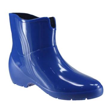 Imagem de Bota de Borracha Galocha Feminina Pat Varia cores, Azul, 39