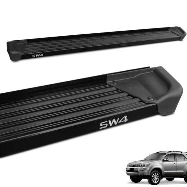 Imagem de Estribo Lateral Hilux SW4 2005 a 2015 Aluminio Preto A3