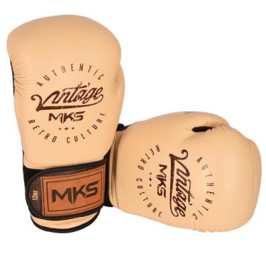 Imagem de Luva de Boxe Profissional em Couro MKS Vintage-Unissex