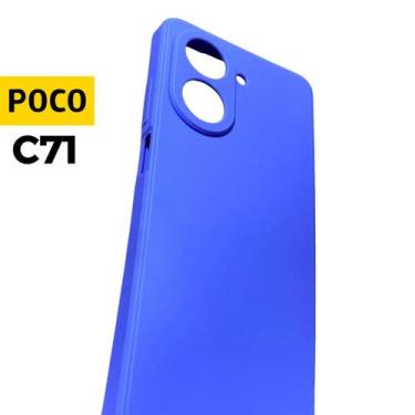 Imagem de Capa Capinha + Pelic. Vidro Compatível Para Xiaomi Poco C71 - Generica