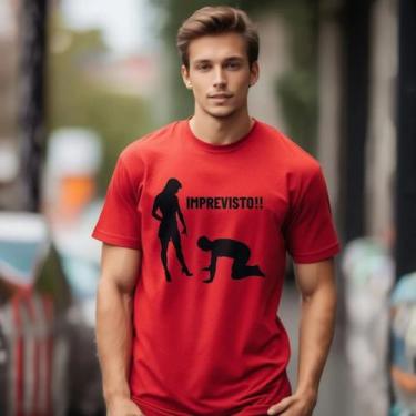 Imagem de Camisa Dia Dos Namorados Frase Divertida Imprevisto Algodao Urbano Cas