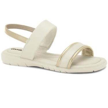 Imagem de Sandalia Feminina ComfortFlex Conforto Calce Facil Elastico Fascite Plantar Esporão Ort...