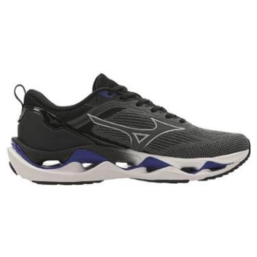 Imagem de Tênis Mizuno Wave Stratos 3 - Masculino - 40 - Cinza-Azul-Masculino