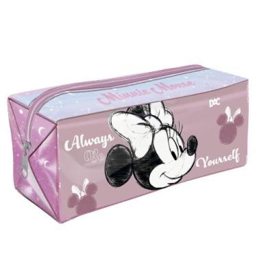 Imagem de Estojo Escolar Grande Minnie em PVC Cristal  Dac