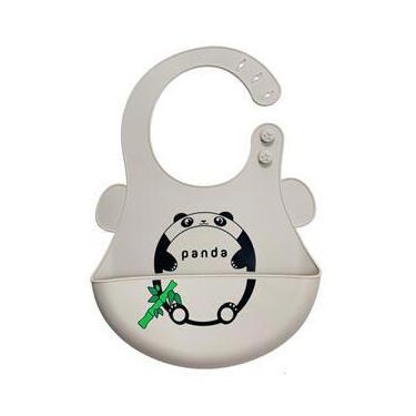 Imagem de Babador Silicone Panda- Tudo em Caixa