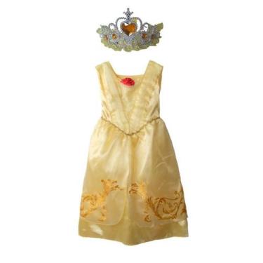 Imagem de Fantasia Princesa Bela E A Fera Infantil Disney C/ Som E Luz