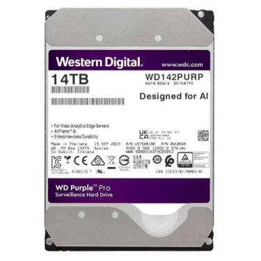 Imagem de HD 14TB Western Digital WD Purple Pro Surveillance SATA III 6GBs 7200R