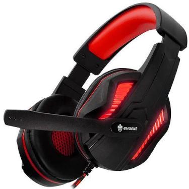 Imagem de Fone de ouvido headset gamer evolut eg-305 thoth vermelho
