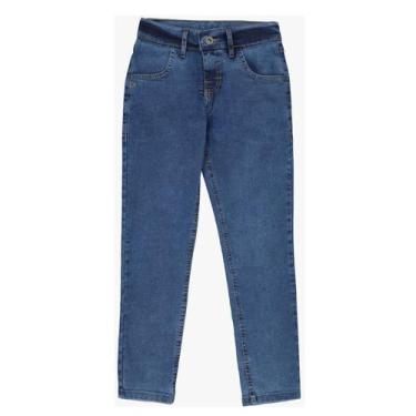 Imagem de Calça Jeans Infantil Menino Ogochi Azul Escuro, 6