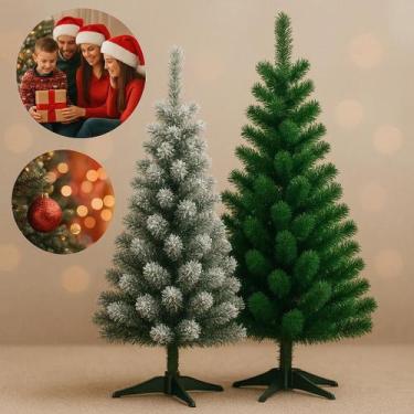 Imagem de Árvore de Natal Verde 120cm com 120 Galhos + Brinde Exclusivo - UTILIB