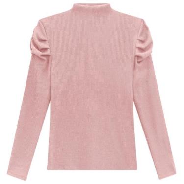 Imagem de blusa manga longa - doce trama, M, Rosa