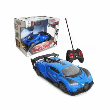Imagem de Carrinho de Controle Remoto Poli-Motors Light Azul - Polibrinq