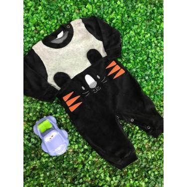 Imagem de Macacão Infantil Fem/Masc Plush Diversos - MASSARA BABY , P, Preto