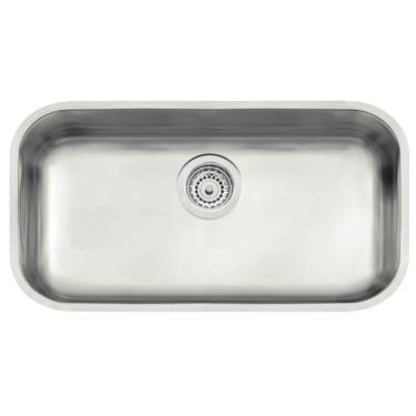 Imagem de Cuba de Embutir para Pia Cozinha 56x34cm Tramontina Aço Inox Escovado Lavínia 56 BL