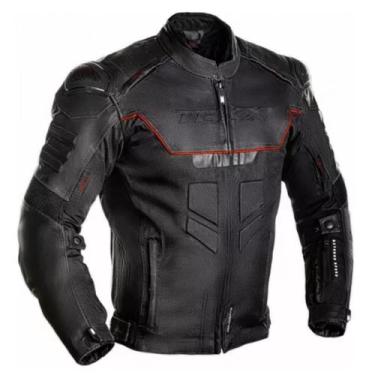Imagem de Jaqueta Motociclista Texx Falcon V2 Couro Impermeável maculina, 3xl, V