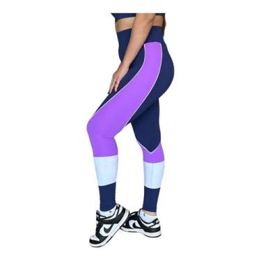 Imagem de Calça Legging Academia em Poliamida M211 - MIBELLA, Azul, P