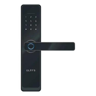 Imagem de Fechadura Digital Elsys ESF-4000B Wi-Fi com Biometria, Senha e App na 