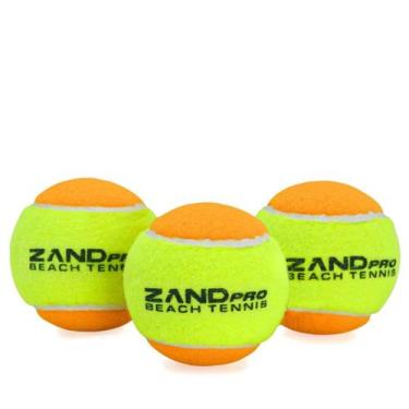 Imagem de Bola De Beach Tennis Zand Pro - Pack Com 3 Bolas