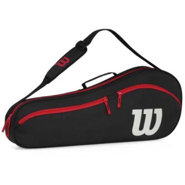 Imagem de Raqueteira Wilson Advantage 25 3PK Preto