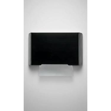 Imagem de Dispenser Papel Toalha Interfolhas Inox Preto - Congratulations Store