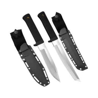 Imagem de Conjunto De Facas De Cozinha Com Lâmina Fixa E Capas, Faca Multifuncio