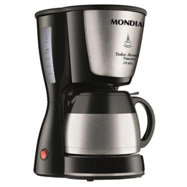 Imagem de Cafeteira Mondial Dolce Aroma Thermo 24X 800W C-33 - 2652-04 Preto 220