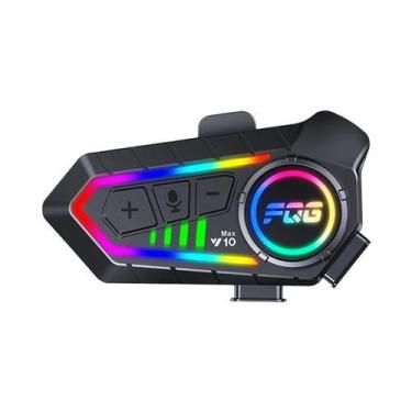 Imagem de Capacete De Motocicleta Bluetooth 6.0 Y10 Max Com Intercomunicador Int