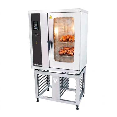 Imagem de Forno Combinado Elétrico Venâncio Elétrica FCDB10E Aço Inox 10 GNS Cinza Cavalete Inferior 220V