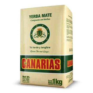 Imagem de Erva-mate Canarias Chá Verde e Gengibre Blend de Ervas 1 kg