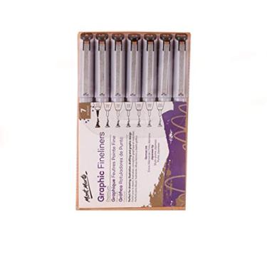 Imagem de caneta de agulha fina, caneta marcada, 12 cores, tinta uniforme, traços finos