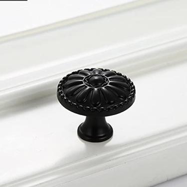 Imagem de Puxadores de gabinete de cozinha de bronze retrô Porta do armário Puxadores de liga de zinco de guarda-roupa vintage puxadores de gaveta de móveis, 7