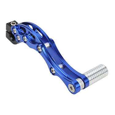 Imagem de Aramox Alavanca de arranque para iniciante, alavanca de arranque, liga de alumínio de alta resistência, acessório universal para motocicleta, scooter (azul)