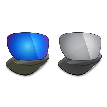 Imagem de Mryok 2 pares de lentes polarizadas de substituição para óculos de sol Oakley Turbine – opções