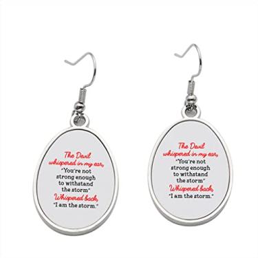 Imagem de Brinco The Devil Whisperer – Brincos pendentes para meninas – Presente de festa de aniversário dos namorados, Metal, Sem pedras preciosas