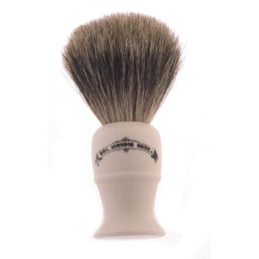 Imagem de Pincel de barbear Colonel Conk Model 850 Deluxe Pure Badger, cabo de creme virado para torno