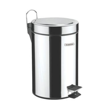 Imagem de Lixeira Inox Com Pedal 20 L Acabamento