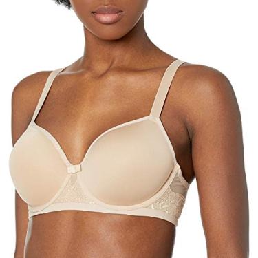 Imagem de Bali Sutiã feminino com decote aberto e espaçador ultra leve em U, Nude., 42DD