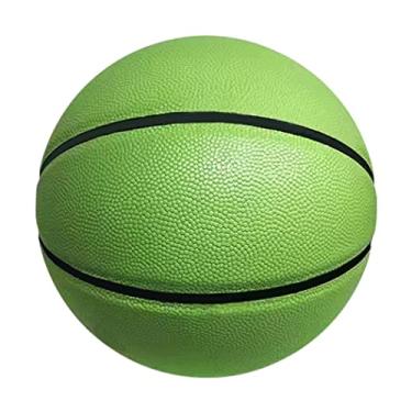 Imagem de Basquete nº 5, nº 6, nº 7, resistente ao desgaste de couro suave PU, presente de aniversário infantil. Adequado para o uso interno e externo.,Green,size6