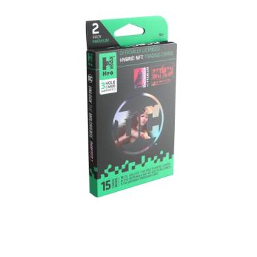 Imagem de DC Unlock The Multiverse 2-Pack Premium Booster Box | Chapter 1 – Hro Hybrid NFT Trading Cards, 15 Cards, Black (10031946)