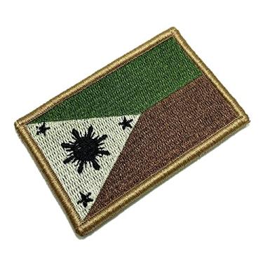 Imagem de BP0218V03 Bandeira Filipinas Patch Bordado Fecho Contato