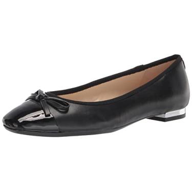 Imagem de NINE WEST Sapatilha de balé feminina Olly9x93, Preto, 6