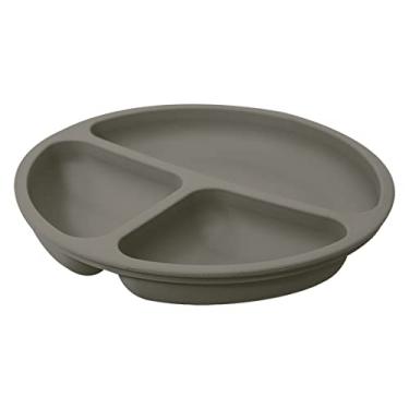 Imagem de Prato de Silicone c/Divisória KaBaby Cinza