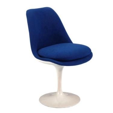 Imagem de Cadeira Tulipa Saarinen Revestida Azul - Eero Saarinen