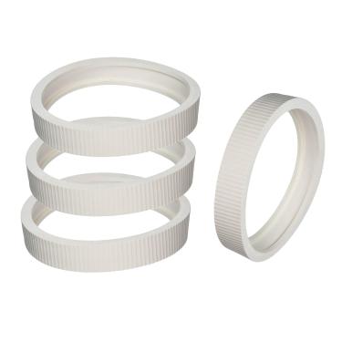 Imagem de Pneu de borracha atualizado ATIE com pneu Treads LLC1 e substituição de pneu 360007 serve para pneus de borracha Pentair Legend para limpador de piscina 360007 e LLC1 (pacote com 4)